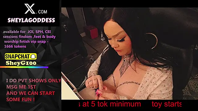 sheylagoddess11 online show from March 27, 2026, 1:00 pm