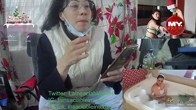 Snapshot of LaInsaciableIntensa chatting on January 6, 2025, 2:25 pm LaInsaciableIntensa online show from January 6, 2025, 2:25 pm