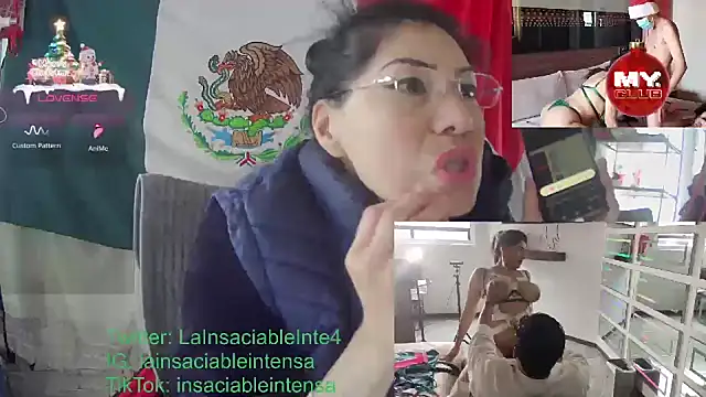 Snapshot of LaInsaciableIntensa chatting on January 14, 2025, 3:04 pm LaInsaciableIntensa online show from January 14, 2025, 3:04 pm