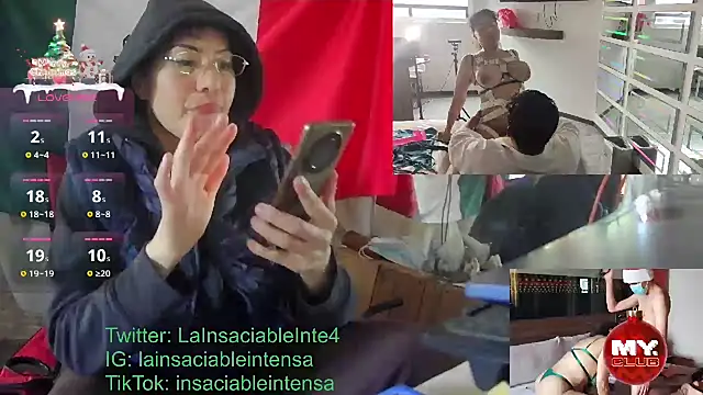 Snapshot of LaInsaciableIntensa chatting on January 16, 2025, 8:25 pm LaInsaciableIntensa online show from January 16, 2025, 8:25 pm