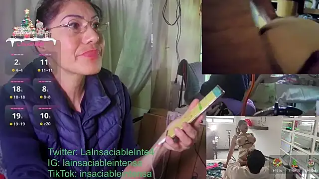 Snapshot of LaInsaciableIntensa chatting on January 29, 2025, 10:11 pm LaInsaciableIntensa online show from January 29, 2025, 10:11 pm