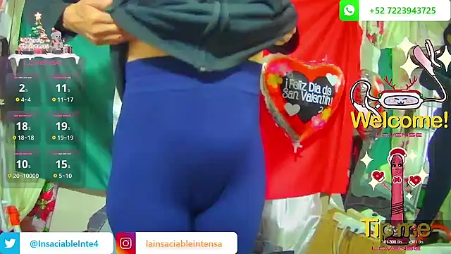 Snapshot of LaInsaciableIntensa chatting on February 13, 2025, 10:54 pm LaInsaciableIntensa online show from February 13, 2025, 10:54 pm