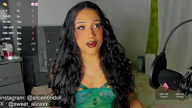 SWEET ALICEXX online show from July 24, 2026, 9:35 pm