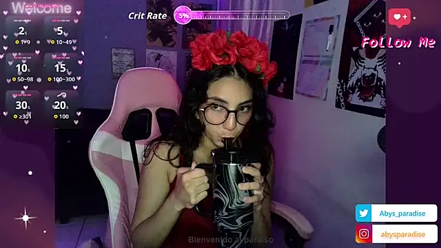 Abysparadise online show from March 27, 2026, 4:18 am