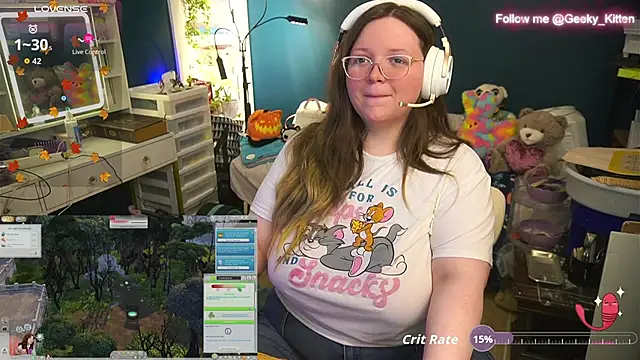 Geeky Kitten online show from October 16, 2025, 1:23 pm