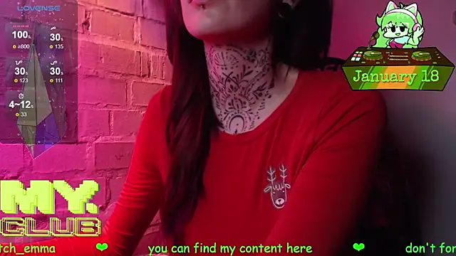 Snapshot of Witch_Emma chatting on January 18, 2026, 8:07 am Witch Emma online show from January 18, 2026, 8:07 am