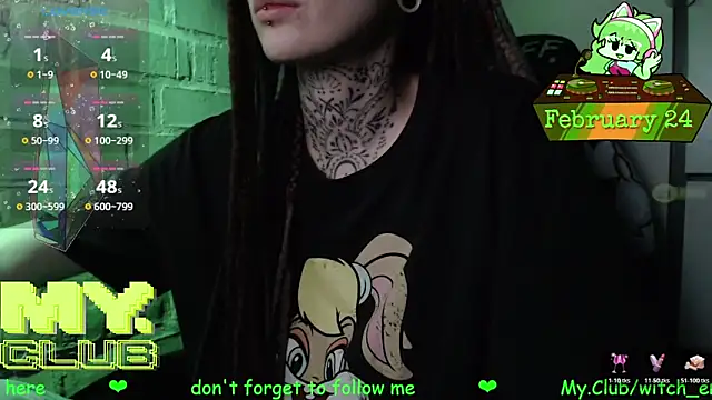 Snapshot of Witch_Emma chatting on February 24, 2026, 7:45 pm Witch Emma online show from February 24, 2026, 7:45 pm