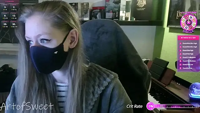 Snapshot of ArtofSweet chatting on December 7, 2024, 7:54 pm ArtofSweet online show from December 7, 2024, 7:54 pm