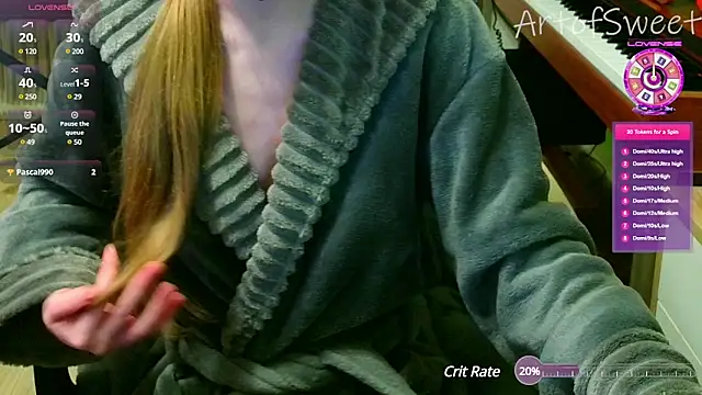 Snapshot of ArtofSweet chatting on March 12, 2025, 5:28 pm ArtofSweet online show from March 12, 2025, 5:28 pm