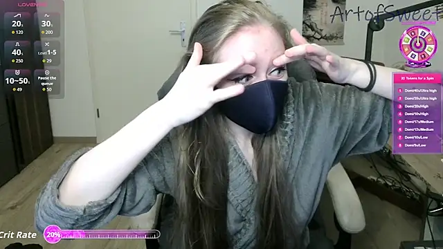 Snapshot of ArtofSweet chatting on October 7, 2025, 7:11 pm ArtofSweet online show from October 7, 2025, 7:11 pm