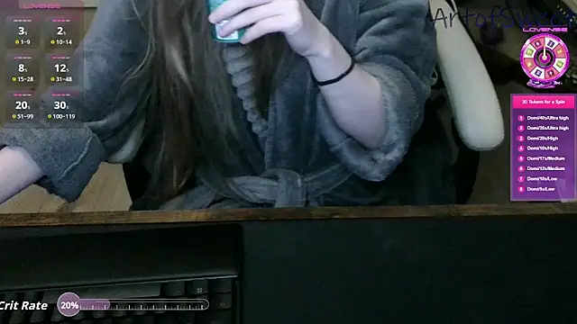 Snapshot of ArtofSweet chatting on November 7, 2025, 7:36 pm ArtofSweet online show from November 7, 2025, 7:36 pm