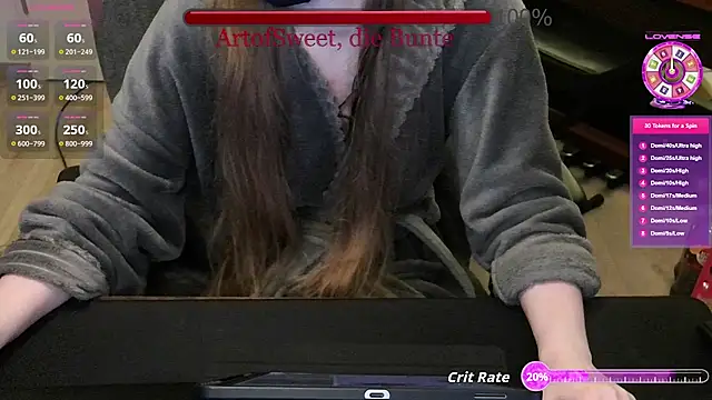 ArtofSweet online show from July 16, 2026, 7:42 pm