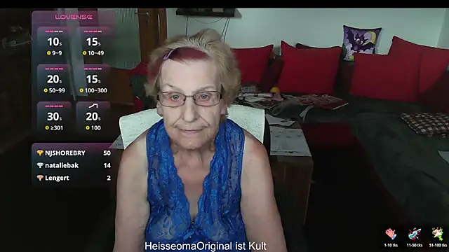 HeisseomaOriginal online show from July 20, 2026, 10:39 am