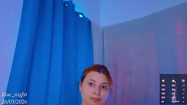 lilac night33 online show from March 30, 2026, 6:09 pm