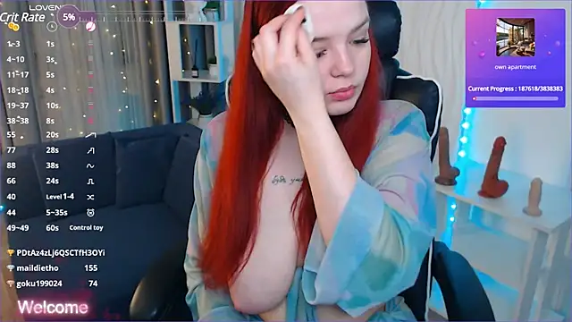 RedPeach online show from January 30, 2025, 3:55 am