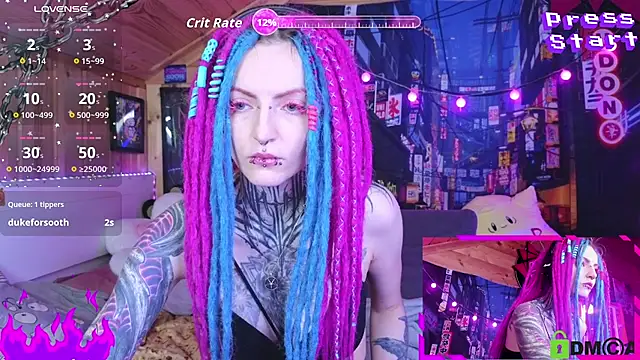 Snapshot of NekoCyber chatting on October 4, 2025, 4:54 am NekoCyber online show from October 4, 2025, 4:54 am