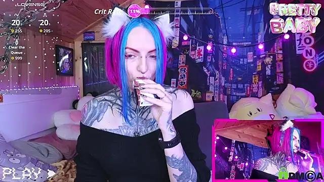 Snapshot of NekoCyber chatting on October 18, 2025, 4:59 am NekoCyber online show from October 18, 2025, 4:59 am