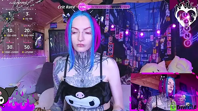 Snapshot of NekoCyber chatting on October 25, 2025, 5:04 am NekoCyber online show from October 25, 2025, 5:04 am