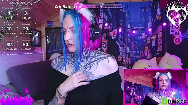 Snapshot of NekoCyber chatting on October 26, 2025, 5:13 am NekoCyber online show from October 26, 2025, 5:13 am