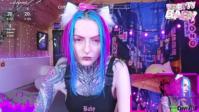 NekoCyber online show from November 23, 2025, 4:56 am