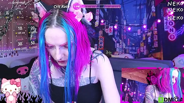 NekoCyber online show from June 14, 2026, 5:20 am