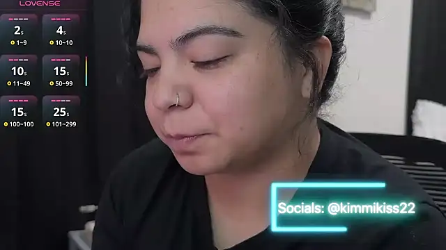 kimmiakiss22 online show from September 28, 2025, 8:25 pm