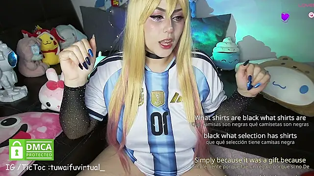 Snapshot of TuWaifuVirtual1 chatting on July 8, 2026, 12:48 am TuWaifuVirtual1 online show from July 8, 2026, 12:48 am