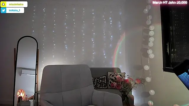 ImKeira online show from March 25, 2026, 8:37 pm